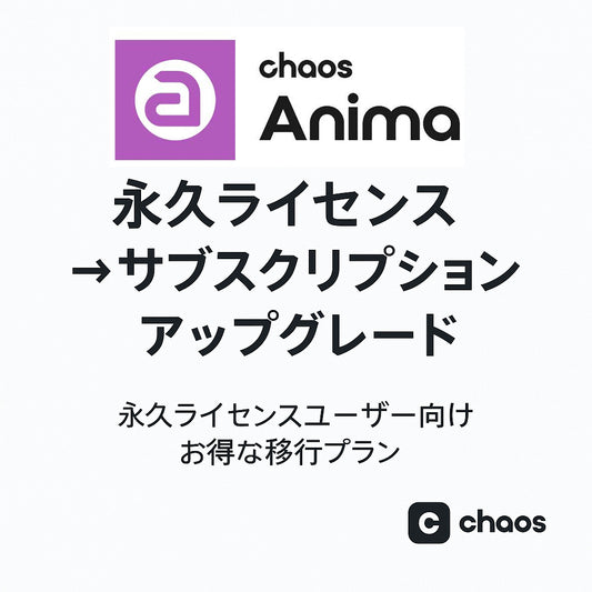 Anima 永久ライセンスユーザ向けサブスクリプションライセンス優待販売