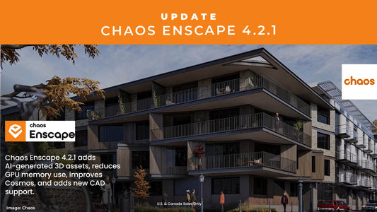 Chaos Enscape 4.21.0リリース、AIで画像から3Dモデルを生成可能に