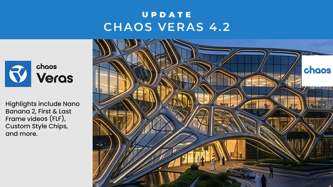 Chaos Veras 4.2、AIによるアイデア創出を強化する「Nano Banana」を追加