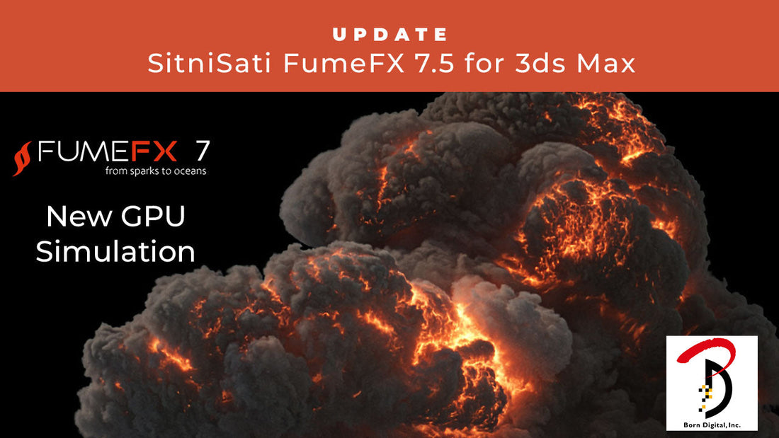 3ds Max 向け FumeFX 7.5 が登場!