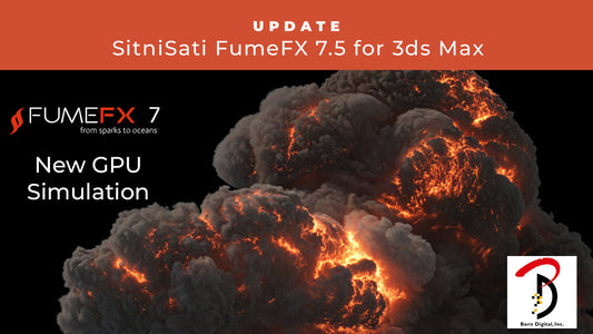 3ds Max 向け FumeFX 7.5 が登場!