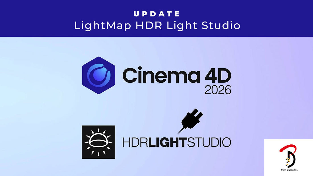 LightMap HDR Light Studio Adds Cinema 4D 2026 Support