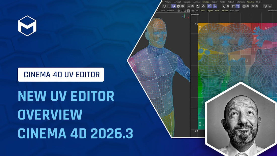 Cinema 4D 2026.3の新しいUVエディターを使いこなそう