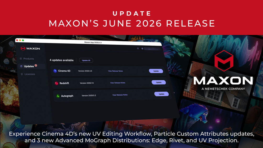 Maxon 2026年6月リリース