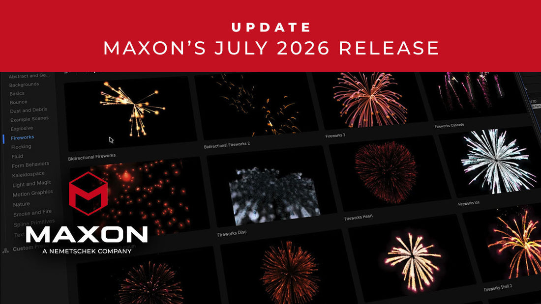 Maxon 2026年7月リリース：Red GiantとRedshiftに新機能を追加
