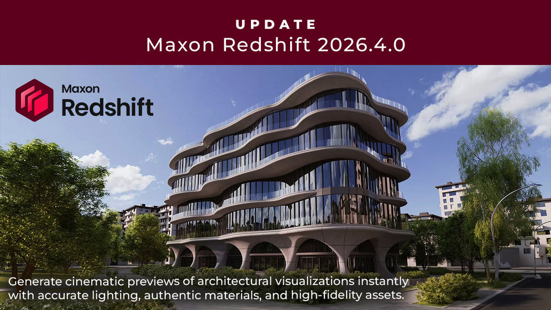 Redshift 2026.4.0で、建築ビジュアライゼーションの革新を体験しよう。