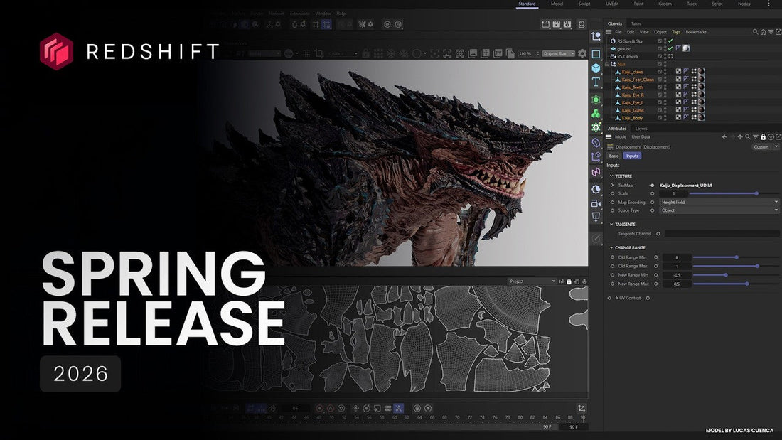 Redshift 2026.9.0リリース｜Redshift Live強化、OCIO 2.5.2、Houdini 22対応