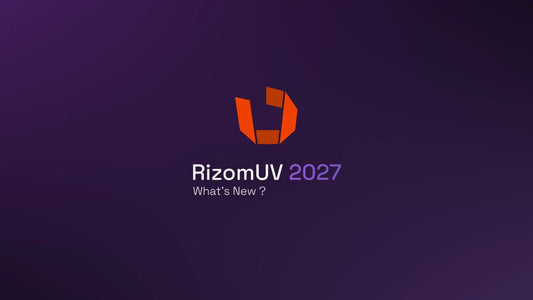 RizomUV 2027が登場！UV展開の高速化、テクセル密度の制御、制作パイプライン連携を強化