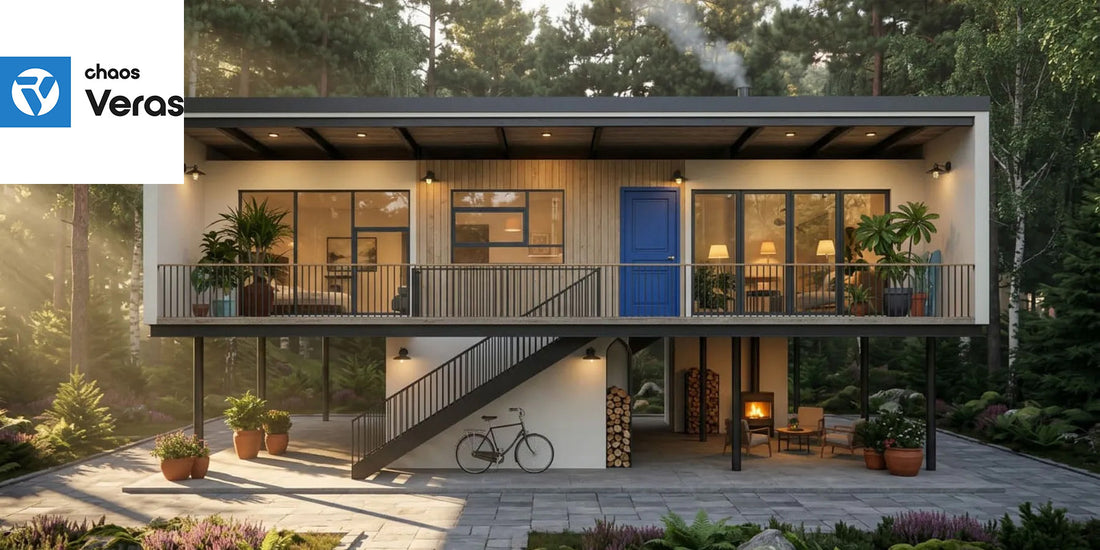Chaos Veras AIで建築パースを生成！AutoCAD・Revit LTの図面を活用