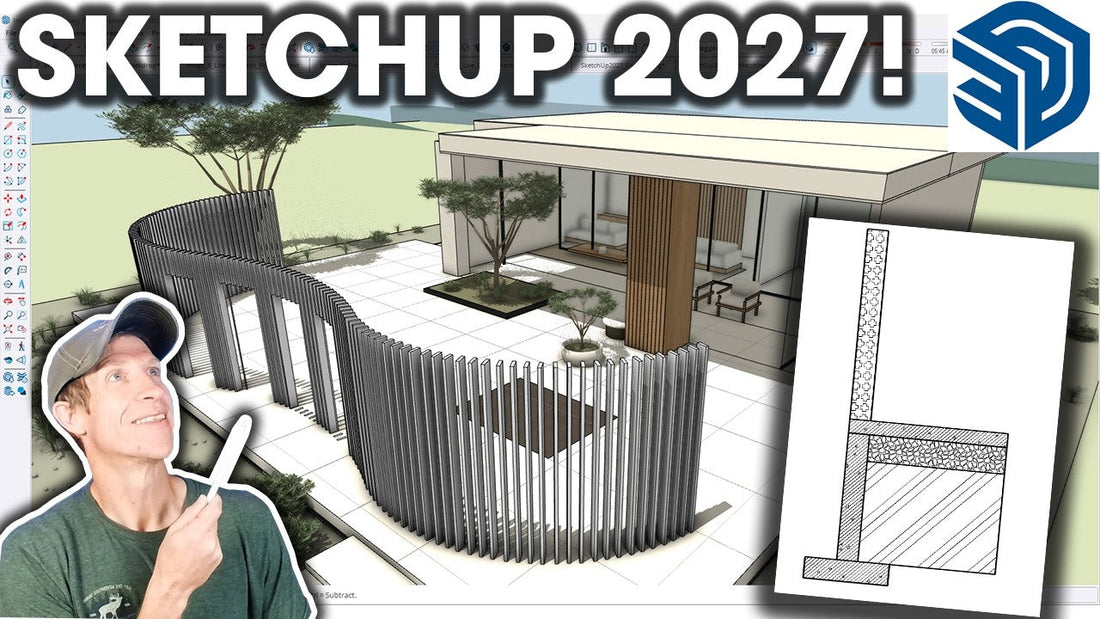 SketchUp 2027登場！新しいモデリング機能とLayOutの進化を解説