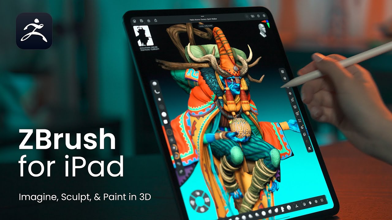 動画を読み込む: ZBrush for iPad リリース！