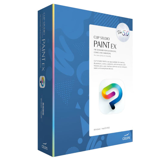 CLIP STUDIO PAINT EX Ver.5.0　買い切り版パッケージ [Windows / macOS]