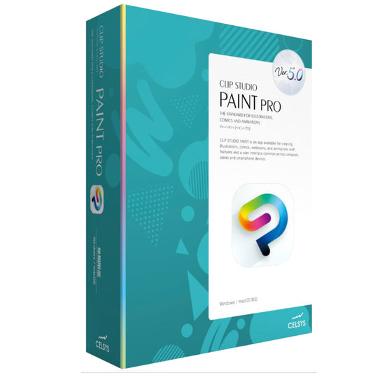 CLIP STUDIO PAINT PRO Ver.5.0　買い切り版パッケージ [Windows / macOS]
