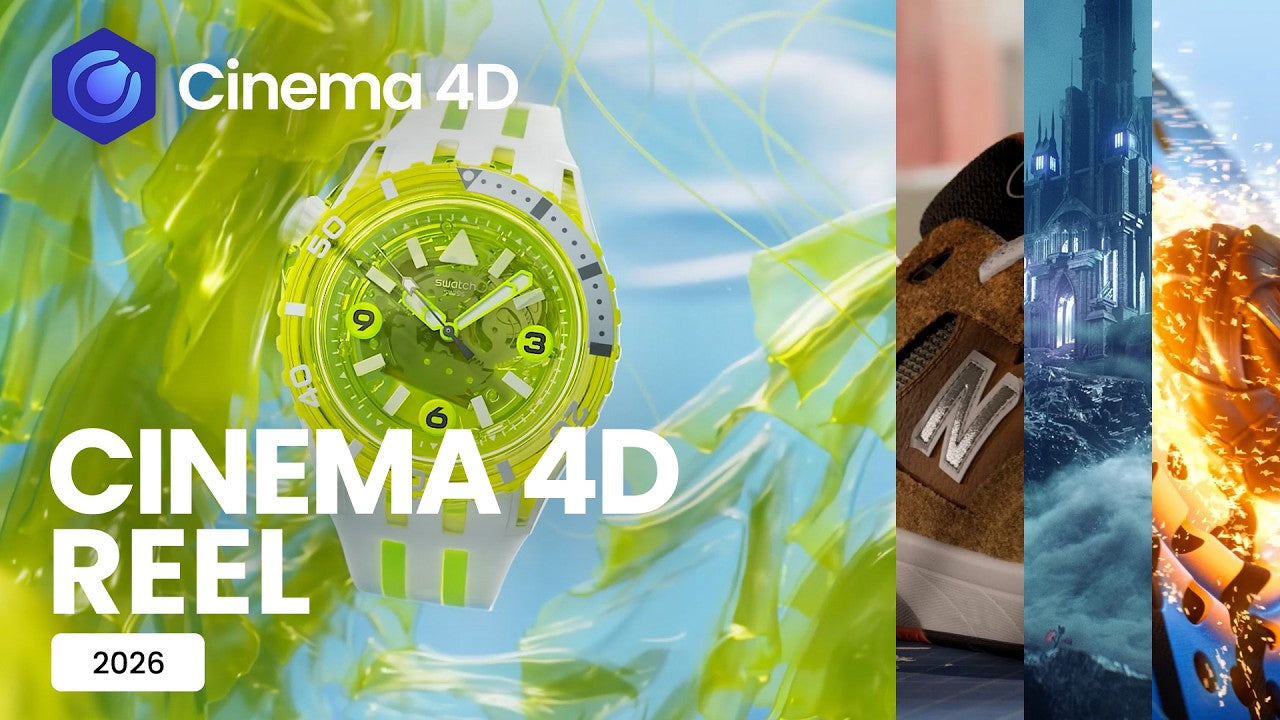 動画を読み込む: Cinema 4D | 2026 Demo Reel